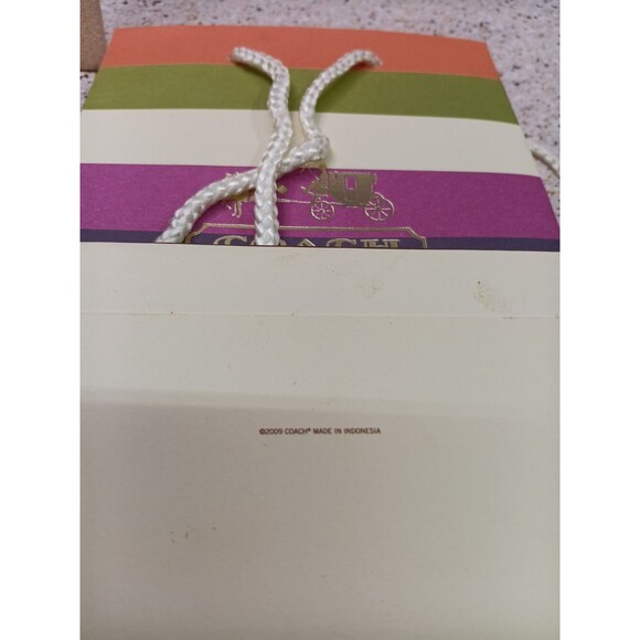 2009 Coach Striped Shopping Bag - Picture 4 of 4